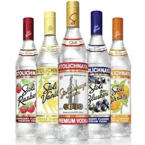 Stoli vodka All flavors 750ml