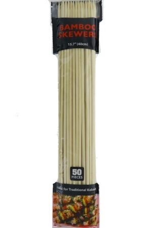 Bamboo Skewers 50 Pieces 15.7” (40cm)
