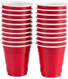 Mini Cups Your Favorite Party Cups 20Z. (59ML) 20 Count