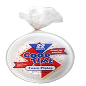 22 Plates  Foam Plates  8 7/8” (22cm)