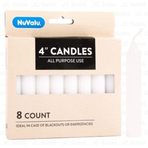 4” Candles All Purpose Use  8 Count
