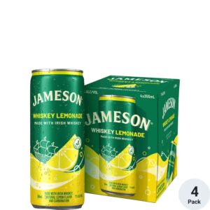 Jameson Whiskey Lemonade Cocktail 4pk-12oz cans