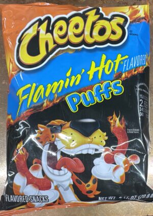 Cheetos Flamin hot Puffs 2. 1/2 oz