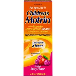 Children Motrin 2 to 11 Years Pain Reliever/Fever Reducer