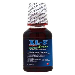 Xl-3 Cherry Flavor Night time Multi - Symptom cold/Flu Relief 6oz