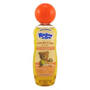 Baby Shampoo Ricitos dec Oro Honey Bee & Argan 8.4 fl oz 25o ml
