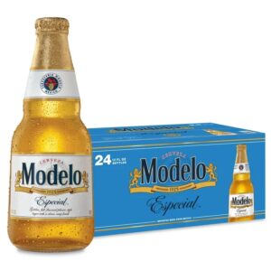 Modelo Especial Mexican Lager Import Beer, 24 Pack 12 fl. oz. Bottles, 4.4% ABV