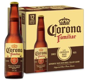 Corona Familiar Mexican Lager Imported Beer, 12 Pack 12 fl. oz. Bottles, 4.8% ABV