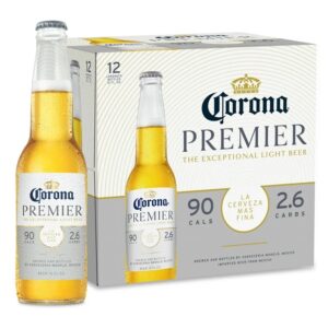 Corona Premier Mexican Lager Light Import Beer, 12 Pack 12 fl. oz. btls, 4.0% ABV
