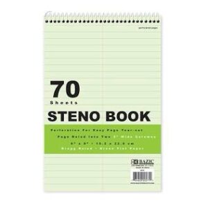 70 Sheets Steno Book