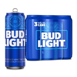 Bud Light American Lager Beer 3 can / 25 fl. oz