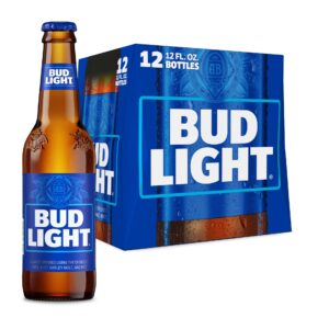 Bud Light American Lager Beer 12 pk btls