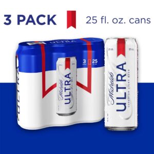 Mitchelob ultra 3 pack cans
