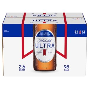 Michelob ULTRA Superior Light American Lager Beer - 24pk/12 fl oz btls