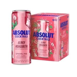 Absolut Cocktails Berry Vodkarita 4x355ML Cans