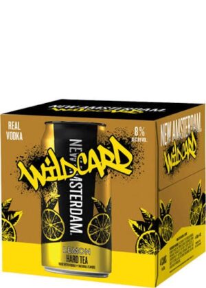 Wild Card New Amsterdam Lemon Hard Tea 4 Pack 12 oz