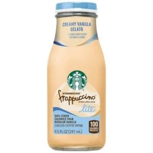 Starbucks Frappuccino Creamy Vanilla Gelato 9.5 Fl oz