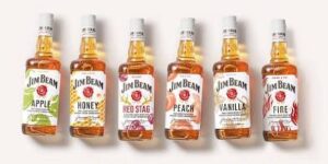 Jim Beam Bourbon Whiskey All Flavors 750ml