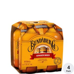 Bundaberg Non Alcohol Beverage 4 Pack 375 Ml All Size