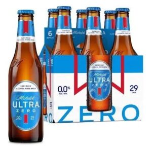 michelob ULTRA ZERO 6 pack bottles