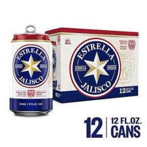 Estrella Jalisco Beer Cans - 12-12 Fl. Oz.