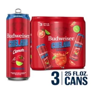 Budweiser Clamato Chelada Original Beer 3 pk / 25 fl oz