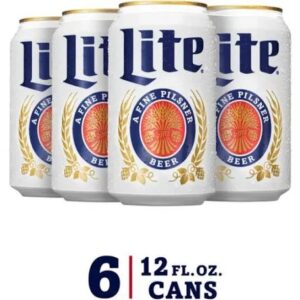 Miller lite 12 oz 6pack cans