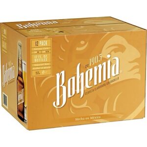 Bohemia Mexican Lager Beer Bottles - 12-12 Fl. Oz.