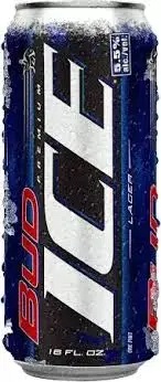 Bud Ice Premium Lager  16 fl oz single can