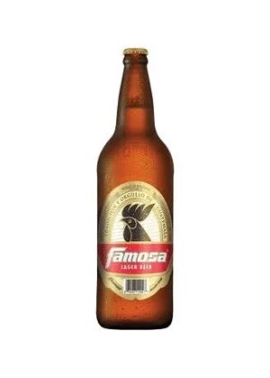 Famosa Imported Lager Beer 1QT 1.8FL.OZ. bottle