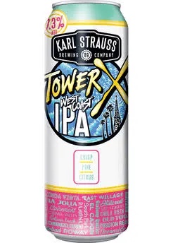 Karl Strauss Tower X   | IPA (India Pale Ale) by Karl Strauss | 19oz |
