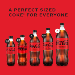 COCA-COLA ZERO SUGAR  ALL SIZES