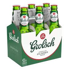 GROLSCH PREMIUM PILSNER 6 PACK BOTTLES