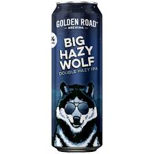 GOLDEN ROAD BIG HAZY WOLF HAZY DOUBLE IPA 190Z